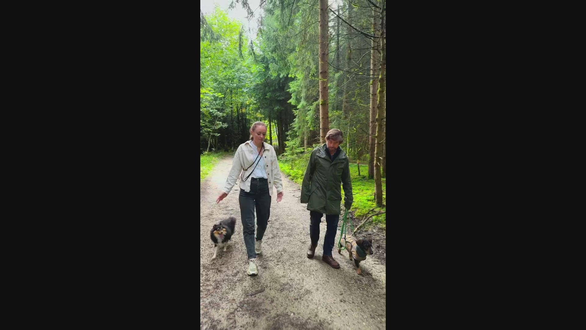 Big Blue Dogs Hundeernährungsexpertin Lucia geht mit einem der Firmengründer Christoph spazieren und teilt ihre Expertise warum Ergänzung sinnvoll sein kann in Sachen Knochen & Gelenke, Knorpel und Arthrose